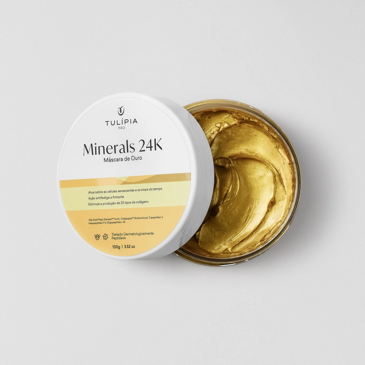 MINERALS 24K MÁSCARA DE OURO 100G